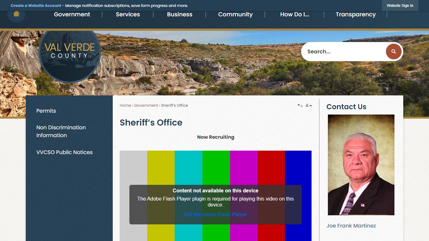Sheriff’s Office | Val Verde County, TX